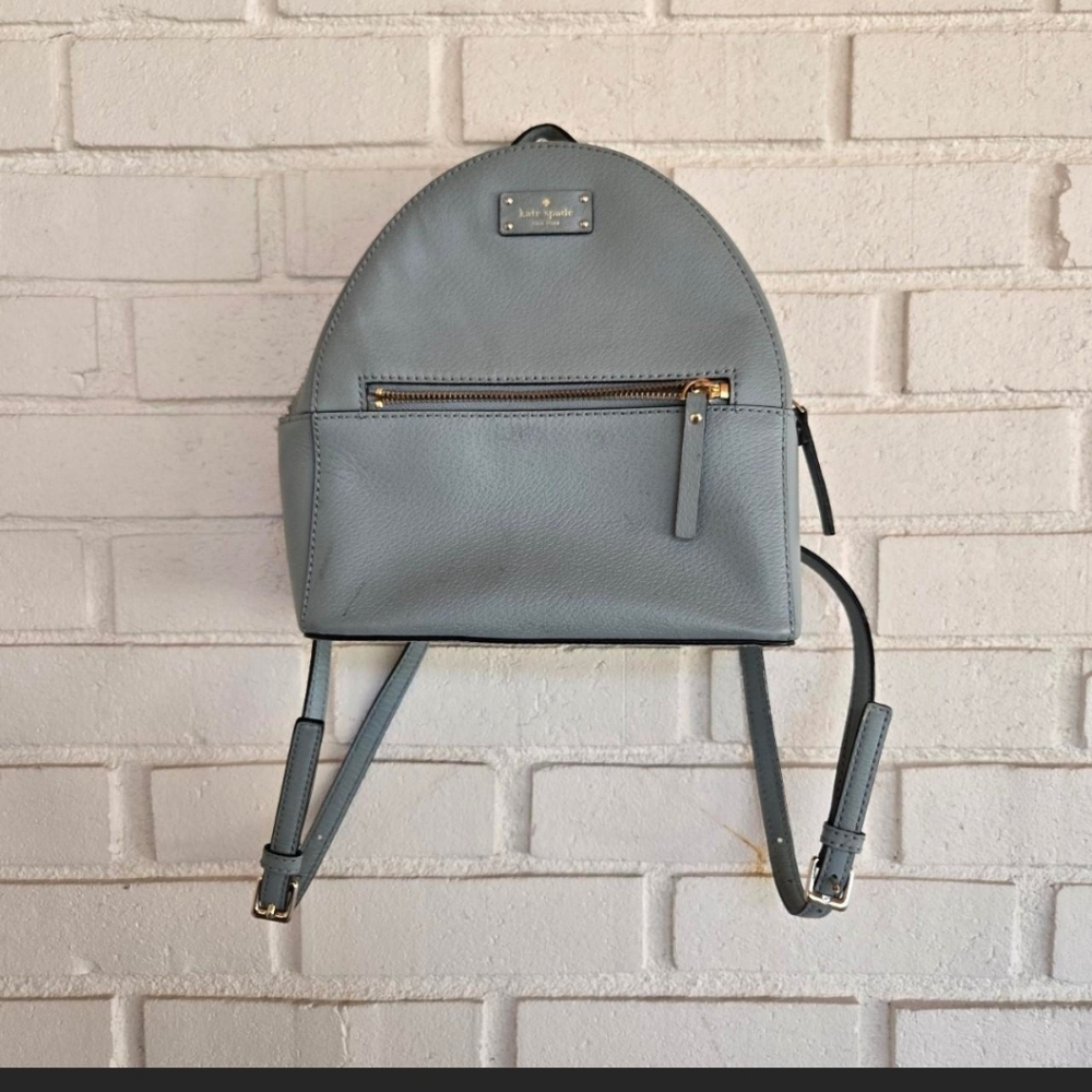 Kate Spade Blue Mini Backpack - Picture 6 of 10